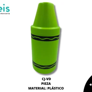 ENVASES PLASTICO CRAYOLA JUMBO CJ-VD 30cmX13cm CAPACIDAD 2L VERDE