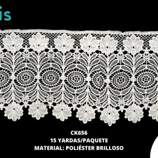 GUIPUR POLIESTER CK656 15 YDS/PQT BLANCO