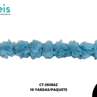 GUIPIUR 3D FLOR TULL REF:CT-3938-AZUL