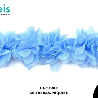 GUIPIUR 3D FLOR TULL REF:CT-3938-CIELO