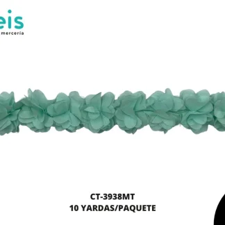 GUIPIUR 3D FLOR TULL REF:CT-3938 MENTA PASTEL