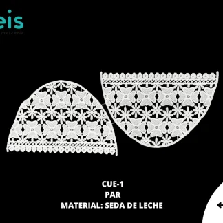 MANGA SEDA DE LECHE #1 CUE-1 20 SET/PQT BLANCO