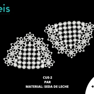 MANGA SEDA DE LECHE #2 CUE-2 20 SET/PQT BLANCO