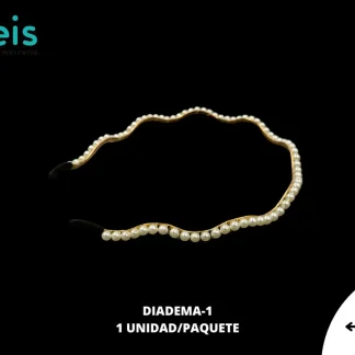 DIADEMA PLASTICA DECORADA 1