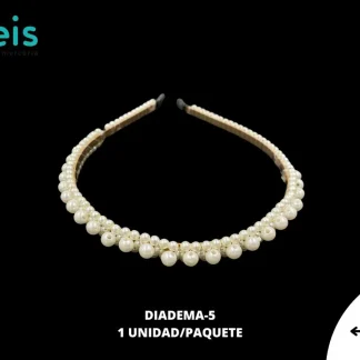 DIADEMA DECORADA METAL 5
