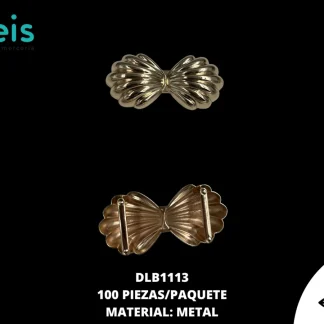 HERRAJES METAL CONCHA DLB1113 100 PZ/PQT ORO