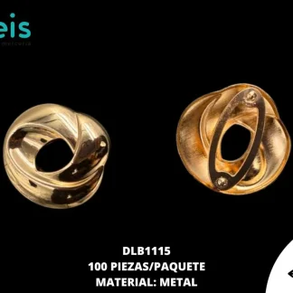 HERRAJES METAL DLB1115 100 PZ/PQT ORO