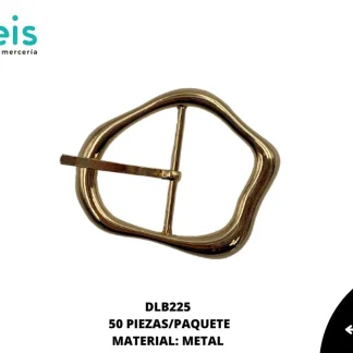 HEBILLA METAL DLB225 50 PZ/PQT DORADO