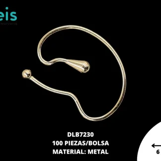 HERRAJE 100PZS/BOLSA DLB7230 DORADO
