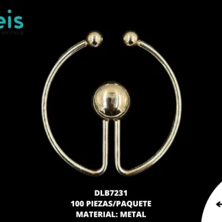 HERRAJE 100PZS/BOLSA DLB7231 DORADO