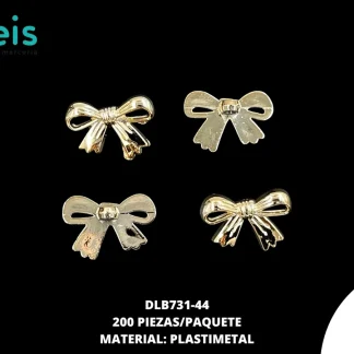 BOTON PATA PLASTIMETAL MOÑO 32L DLB731-44 DORADO