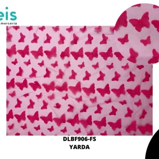 TELA ORGANZA MARIPOSAS REF: DLF906 FIUSHA