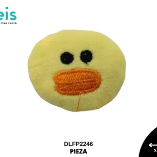 MINI PELUCHE CABEZA POLLITO REF: DLFP2246