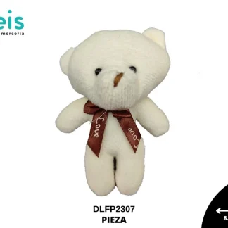 MINI PELUCHE OSO BEIGE CUERPO COMPLETO REF. DLFP2307