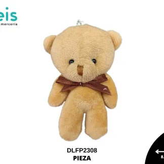 MINI PELUCHE OSO CAFÉ CUERPO COMPLETO REF. DLFP2308