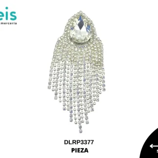 ADORNO PEDRERIA DLRP3377 PLATA CRISTAL
