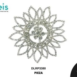 ADORNO PEDRERIA DLRP3380 PLATA CRISTAL