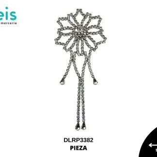 ADORNO PEDRERIA DLRP3382 PLATA CRISTAL