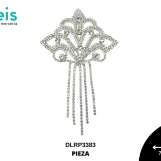 ADORNO PEDRERIA DLRP3383 PLATA CRISTAL