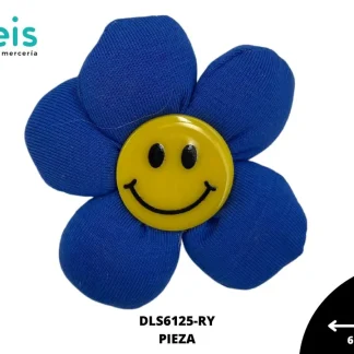 MINI PELUCHE FLOR CARA FELIZ REY
