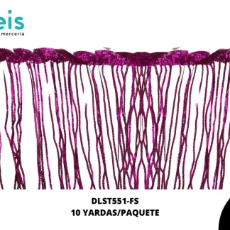 FLECO LENTEJUELA 10YARDAS/PQT REF: DLST551 FUCSIA