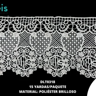 GUIPIUR POLIESTER BRILLOSO PLANO DLT0318 15 YDS/PQT BLANCO