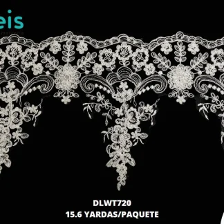GUIPIUR SEDA DE LECHE CEREMONIAS DLWT720 BLANCO 21 CM 15.6 YARDAS/PAQUETE