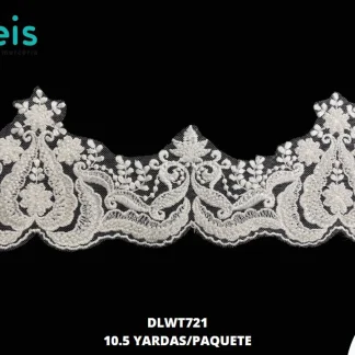 GUIPIUR SEDA DE LECHE CEREMONIAS DLWT721 BLANCO 10 CM 10.5 YARDAS/PAQUETE