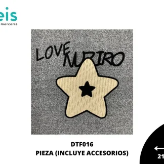 TRANSFER ESTRELLA 25 PZ/PQT DTF016