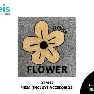 TRANSFER FLOR 25 PZ/PQT DTF017