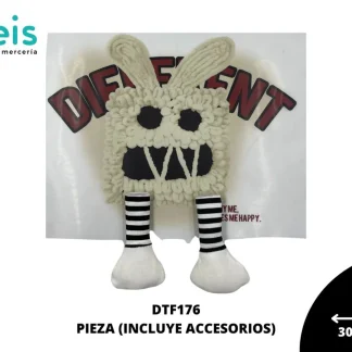 PARCHES DTF DECORADOS MOUNTRO CONEJO DTF176 30cmX23cm 50 PZ/PQT
