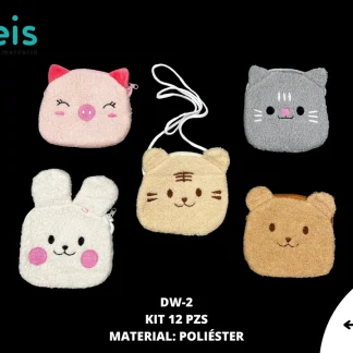 MINI BOLSA ANIMALES 12 PZ/PQT