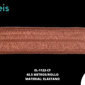ELASTICO BRILLANTE REF: 1.5CM CAFÉ 45.5 METROS/PAQUETE