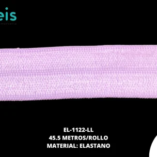 ELASTICO BRILLANTE REF: 1.5CM LILA 45.5 METROS/PAQUETE