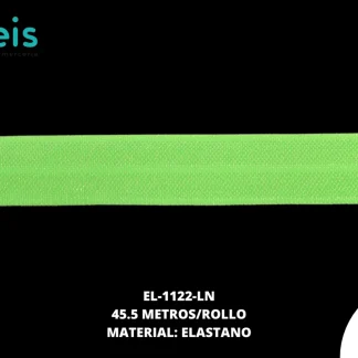 ELASTICO BRILLANTE REF: 1.5CM LIMON NEON 45.5 METROS/PAQUETE