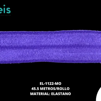 ELASTICO BRILLANTE REF: 1.5CM MORADO 45.5 METROS/PAQUETE
