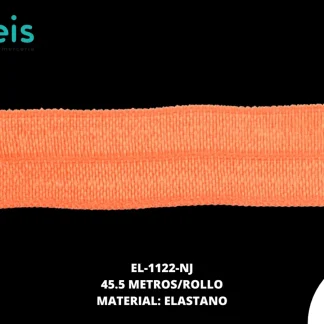 ELASTICO BRILLANTE REF: 1.5CM NARANJA 45.5 METROS/PAQUETE