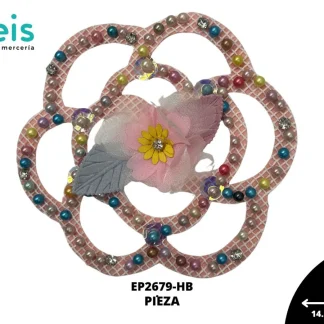 PARCHES PEDRERIA SILUETA FLOR EP2679-HB