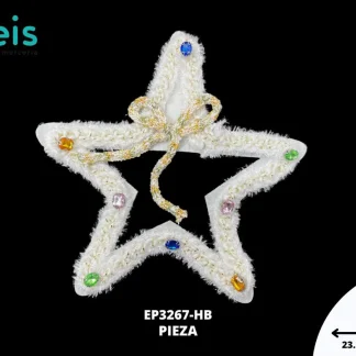 PARCHES PEDRERIA CONTORNO ESTRELLA EP3267-HB BLANCO