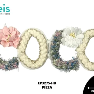 PARCHES BORDADOS Y ESTAMBRE LETRAS COCO EP3275-HB 22cmX8cm
