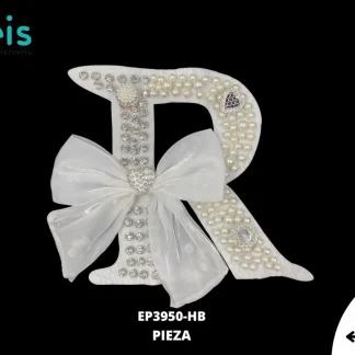 PARCHES PEDRERIA LETRA R EP3950-HB 20.5cmX19cm BLANCO