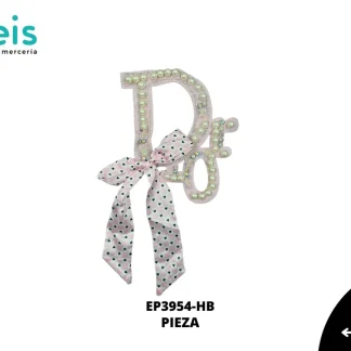 PARCHES PEDRERIA DIOR MOÑO EP3954-HB ROSA