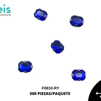REMACHES METAL PIEDRA COSTURA F0810-RY 8mmX10mm 500 PZ/PQT REY