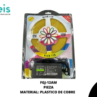 LUCES PARA EXTERIOR 12 V FGJ-12AM 5 MTS/PZ AMARILLO