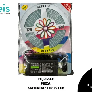 LUCES PARA EXTERIOR 12 V FGJ-12CE 5 MTS/PZ CELESTE
