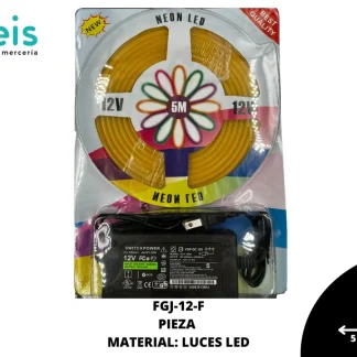 LUCES PARA EXTERIOR 12 V FGJ-12F 5 MTS/PZ NARANJA