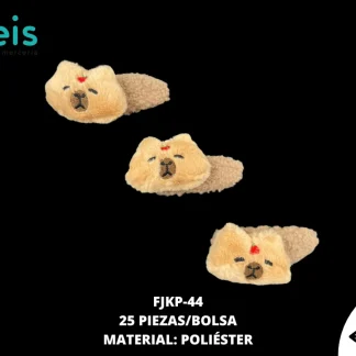 MINI PELUCHE CAPIBARA 25 PZ/PQT CON BROCHE