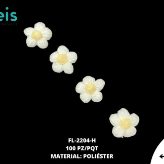 FLOR LANA 4 CM FL-2204-H 100 PZ/PQT HUESO