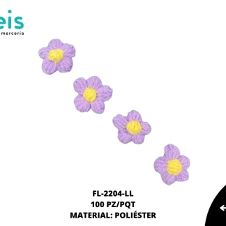FLOR LANA 4 CM FL-2204-LL 100 PZ/PQT LILA