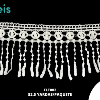 GUIPIUR SEDA DE LECHE FLECOS FLT002 BLANCO 12 CM